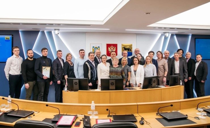 Вручение заслуженных наград Сургутским спортсменам и тренерам за их вклад в развитие отечественного волейбола